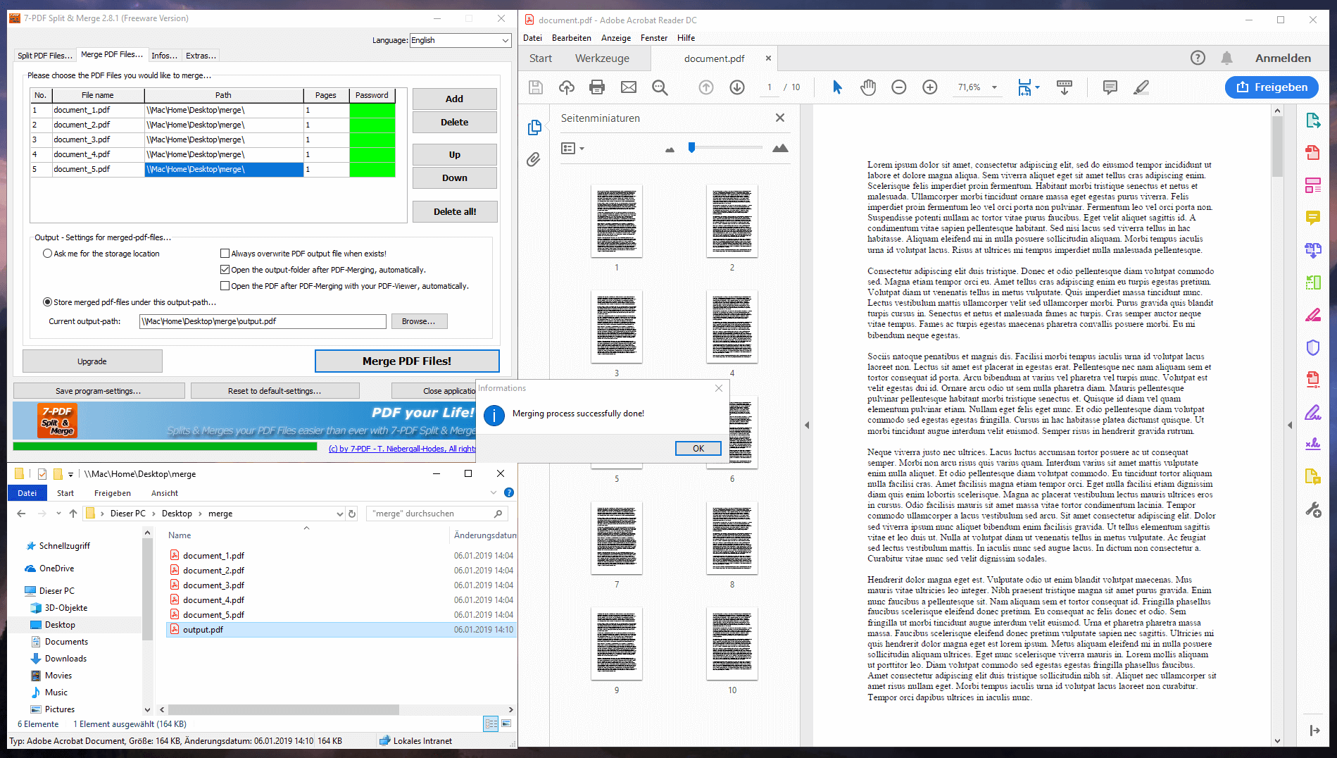 merge pdf for mac online